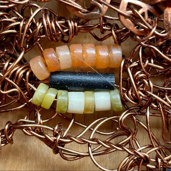 Handmade Large Statement Necklace - Picture 10 of 11